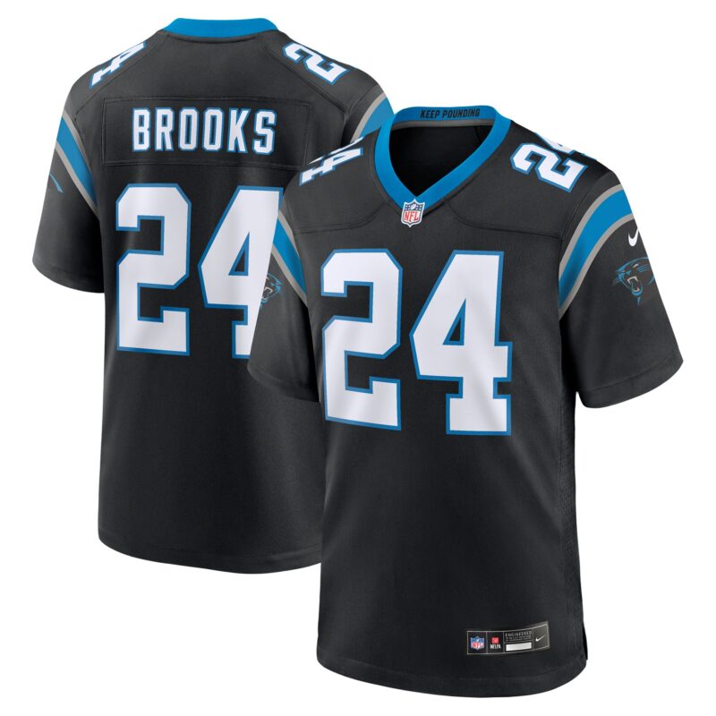 Jonathon Brooks Carolina Panthers Game Jersey - Black