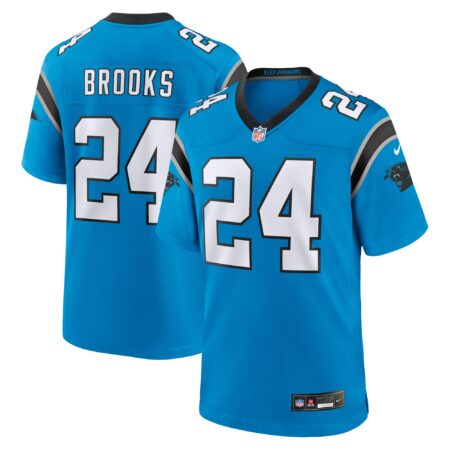 Jonathon Brooks Carolina Panthers Alternate Game Player Jersey - Blue