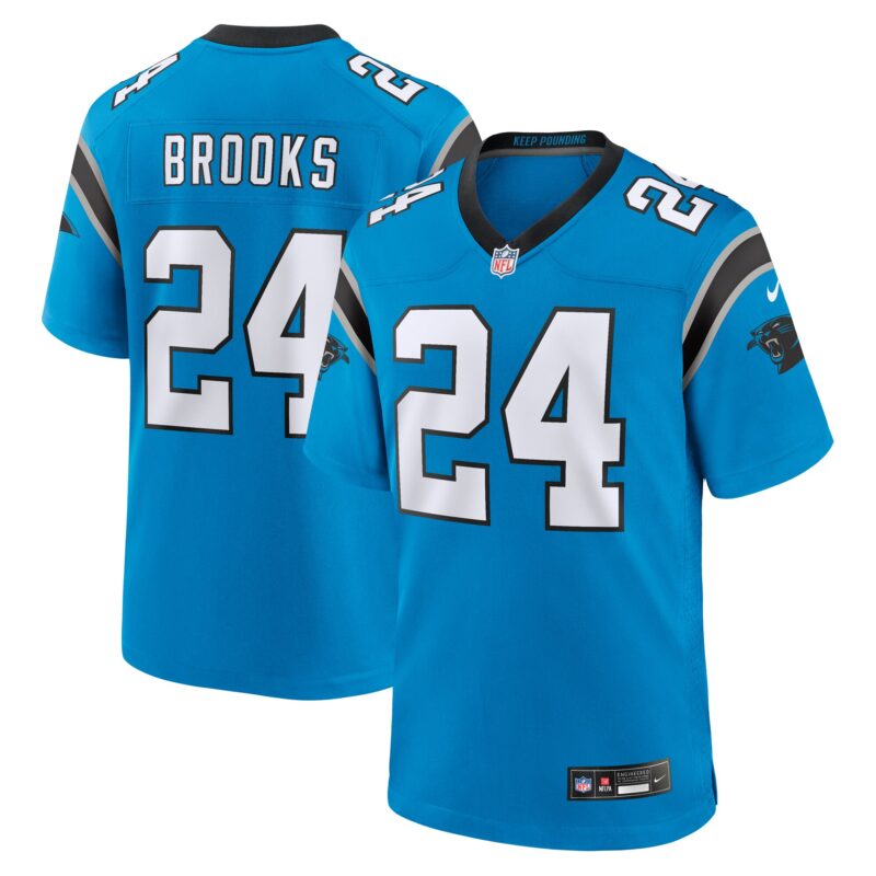 Jonathon Brooks Carolina Panthers Alternate Game Player Jersey - Blue