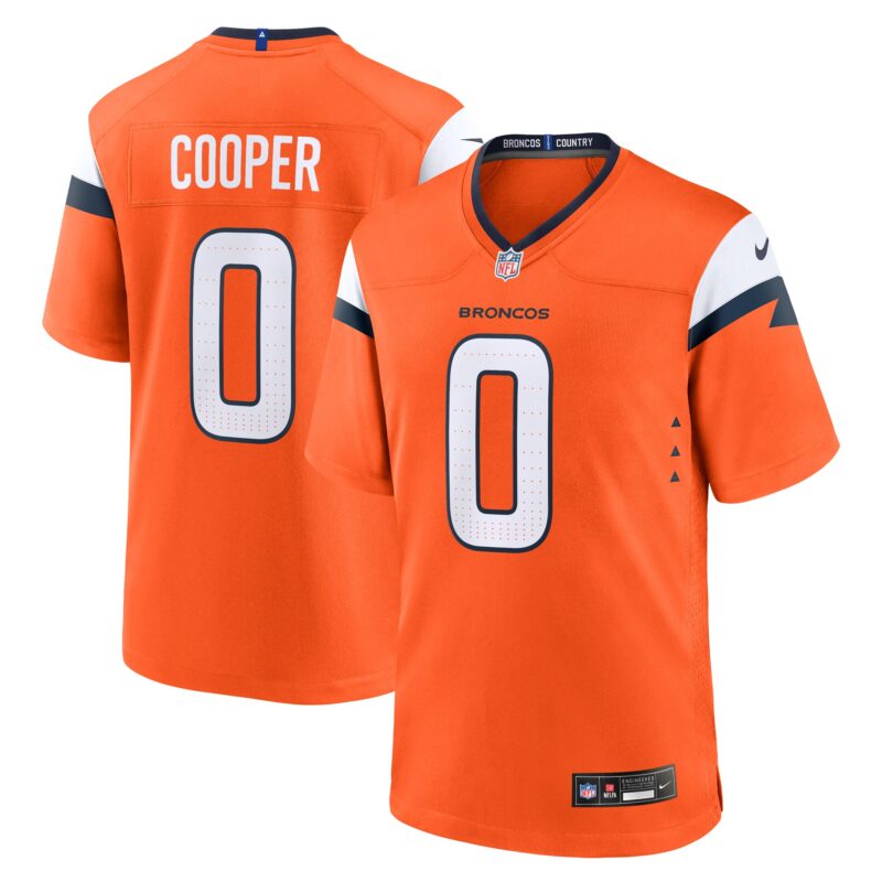 Jonathon Cooper Denver Broncos Team Game Jersey - Orange