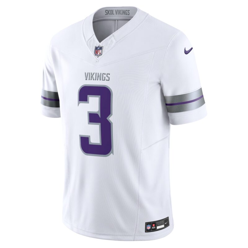 Addison Minnesota Vikings Alternate Vapor F.U.S.E. Limited Jersey - White - Image 2