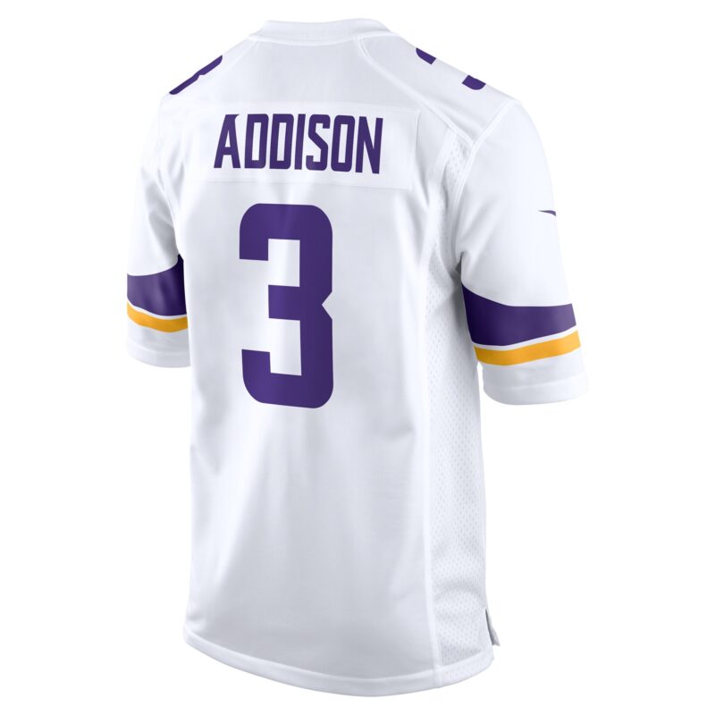 Addison Minnesota Vikings Away Game Jersey - White - Image 3