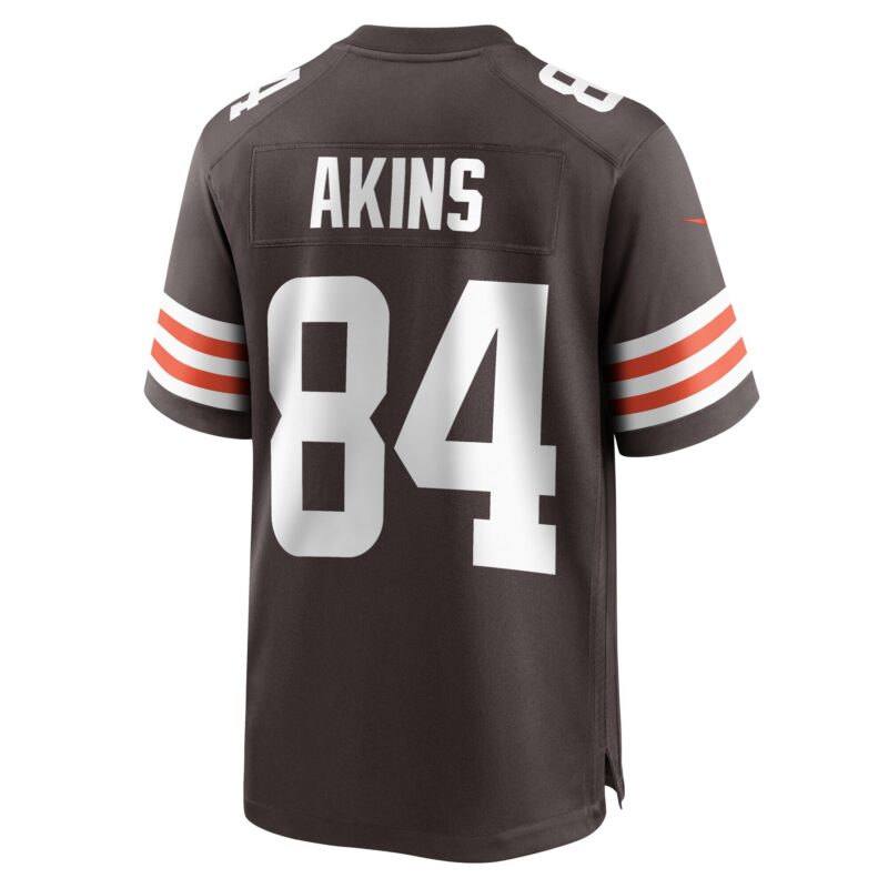 Akins Cleveland Browns Game Player Jersey - Brown - Image 3