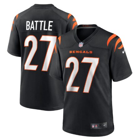 Battle Cincinnati Bengals Team Game Jersey - Black