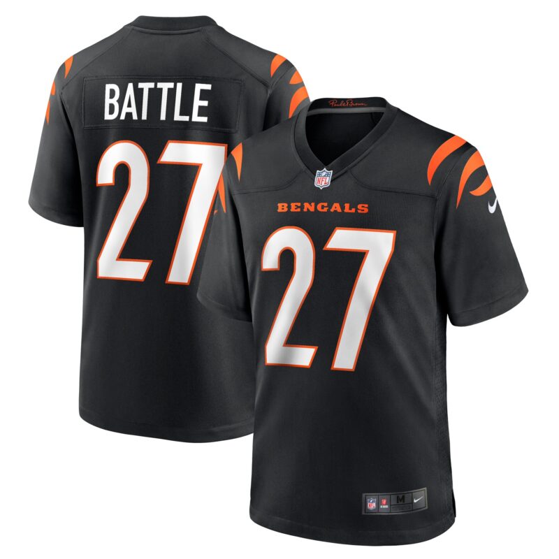 Battle Cincinnati Bengals Team Game Jersey - Black