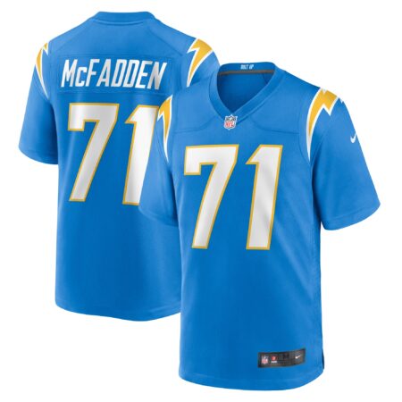 McFadden Los Angeles Chargers Team Game Jersey - Powder Blue