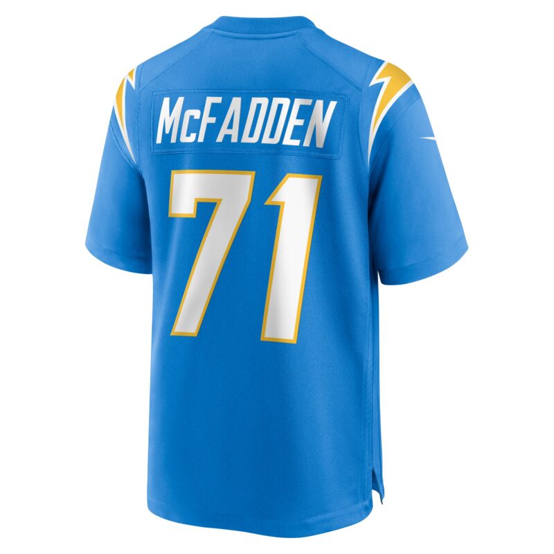 McFadden Los Angeles Chargers Team Game Jersey - Powder Blue - Image 3