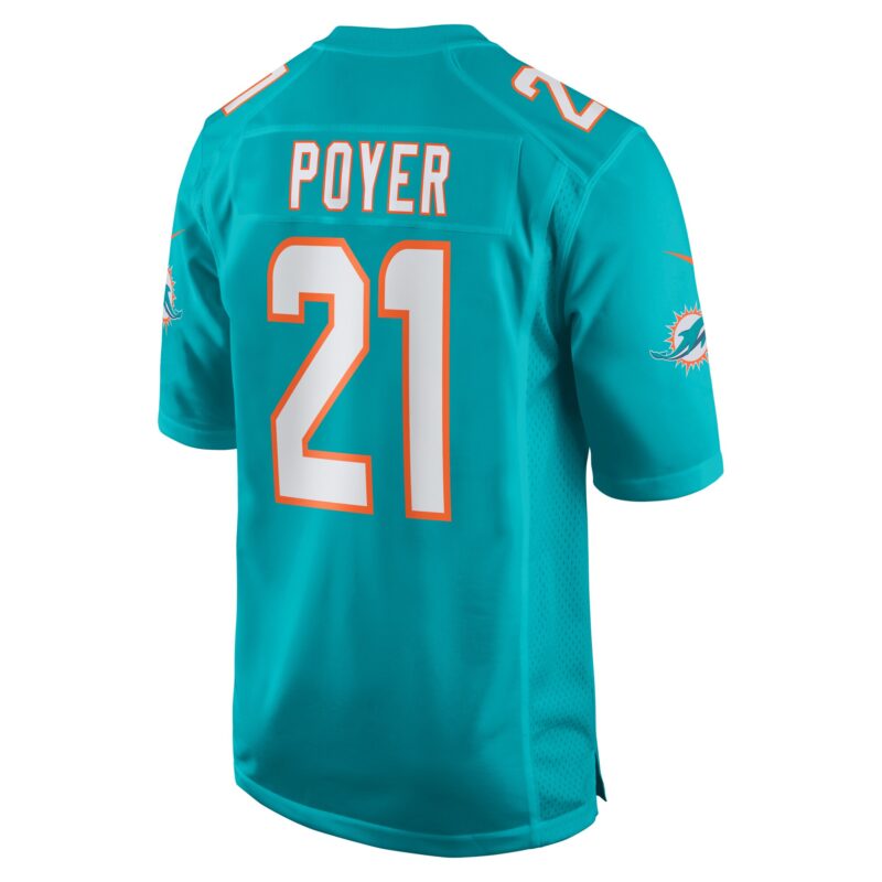 Poyer Miami Dolphins Game Jersey - Aqua - Image 3