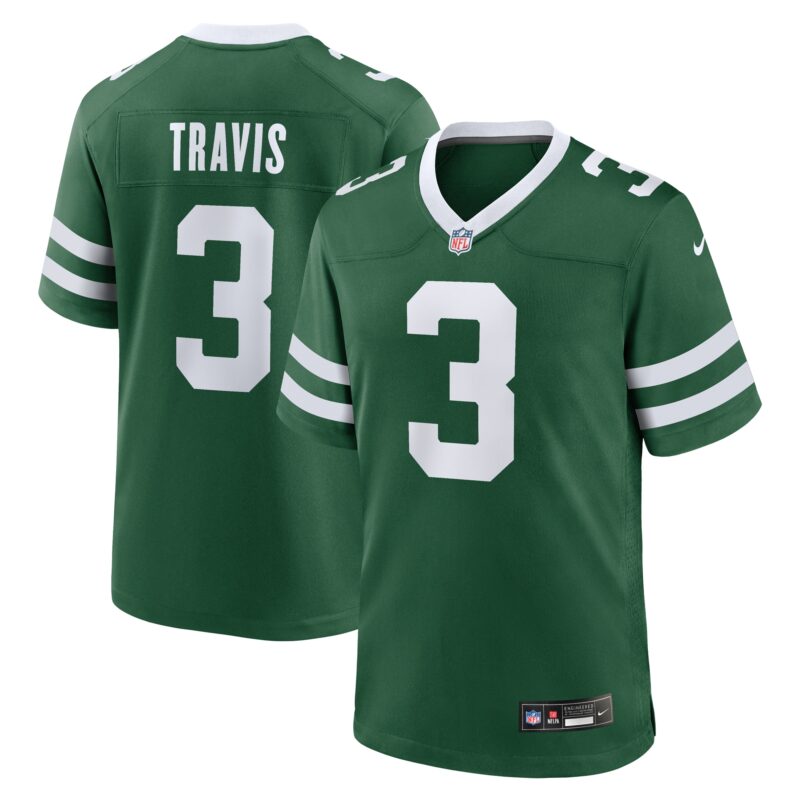 Travis New York Jets Team Game Jersey - Legacy Green