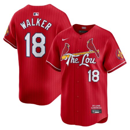 Walker St. Louis Cardinals City Connect Limited Jersey - Red