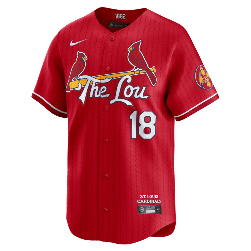 Walker St. Louis Cardinals City Connect Limited Jersey - Red - Image 2