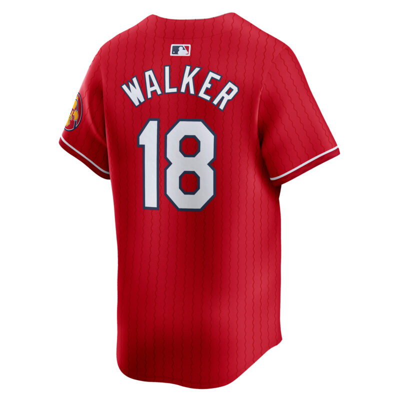 Walker St. Louis Cardinals City Connect Limited Jersey - Red - Image 3