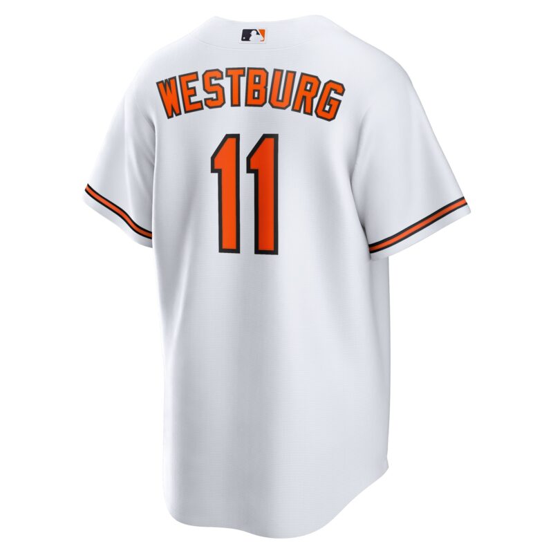 Westburg Baltimore Orioles Home Jersey - White - Image 3