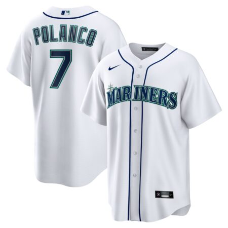 Jorge Polanco Seattle Mariners Home Jersey - White