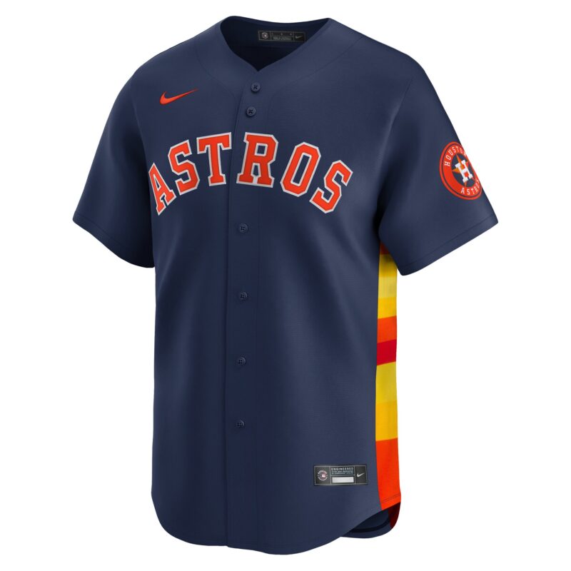 Jose Altuve Houston Astros Alternate Limited Player Jersey - Navy - Image 2