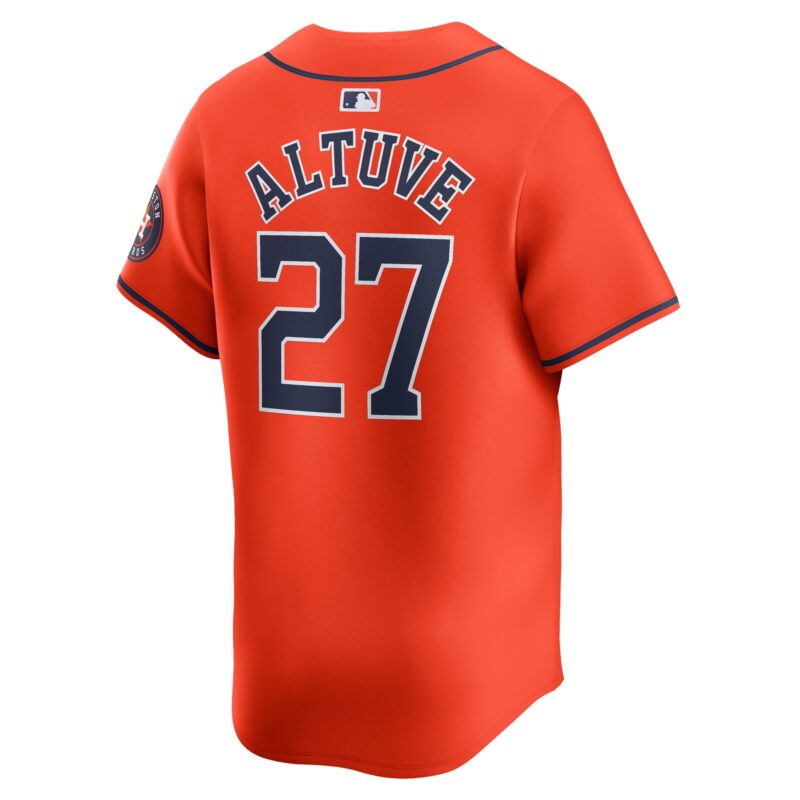 Jose Altuve Houston Astros Alternate Limited Player Jersey – Orange - Image 3