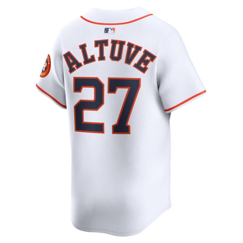 Jose Altuve Houston Astros Home Limited Player Jersey - White - Image 3