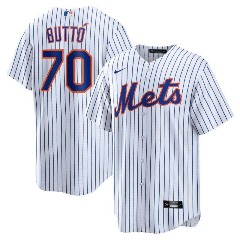 Jose Butto New York Mets Home Jersey - White