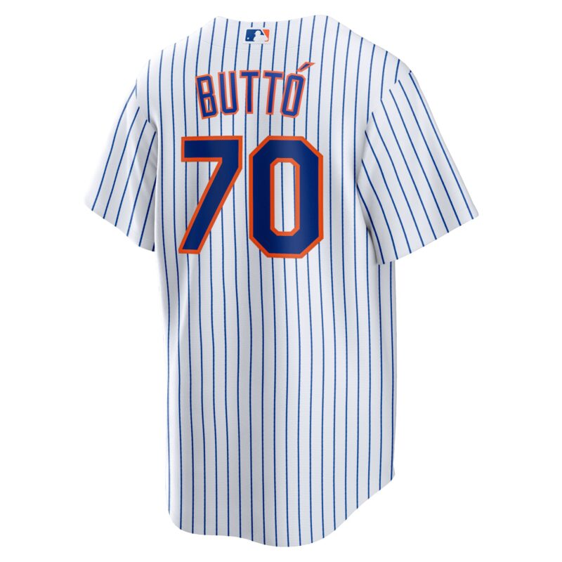Jose Butto New York Mets Home Jersey - White - Image 3