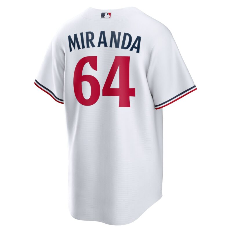Jose Miranda Minnesota Twins Home Jersey - White - Image 3