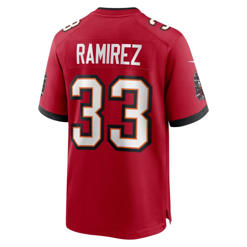 Jose Ramirez Tampa Bay Buccaneers Game Jersey - Red - Image 3