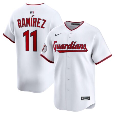 Jose Ramirez Cleveland Guardians Home Limited Jersey - White