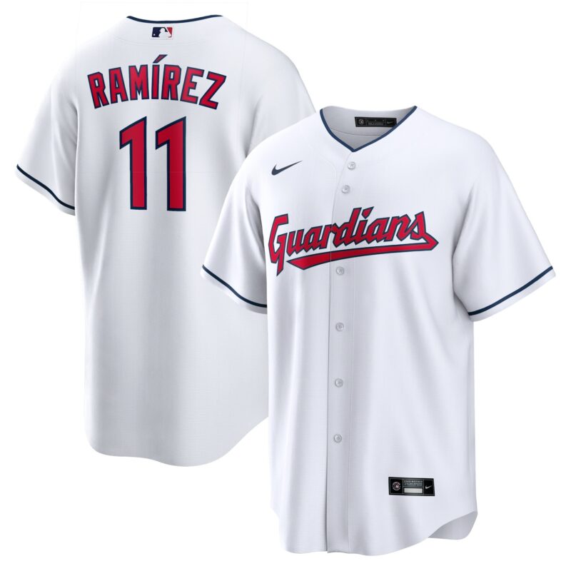 José Ramírez Cleveland Guardians Player Jersey - White