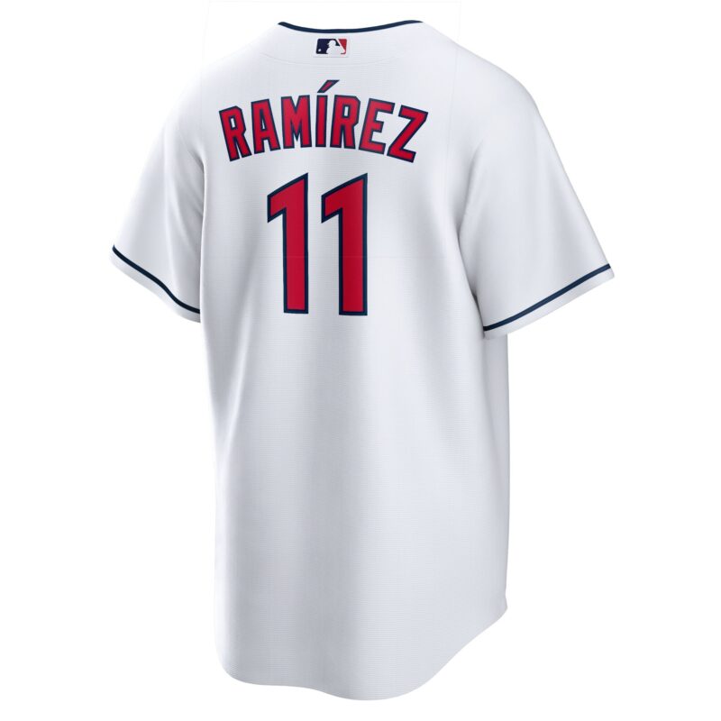 José Ramírez Cleveland Guardians Player Jersey - White - Image 3