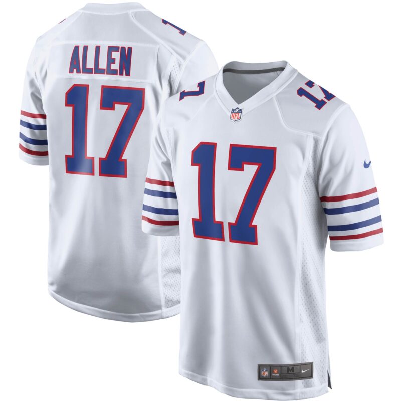 Josh Allen Buffalo Bills Alternate Game Player Jersey - White