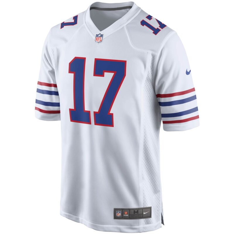 Josh Allen Buffalo Bills Alternate Game Player Jersey - White - Image 2