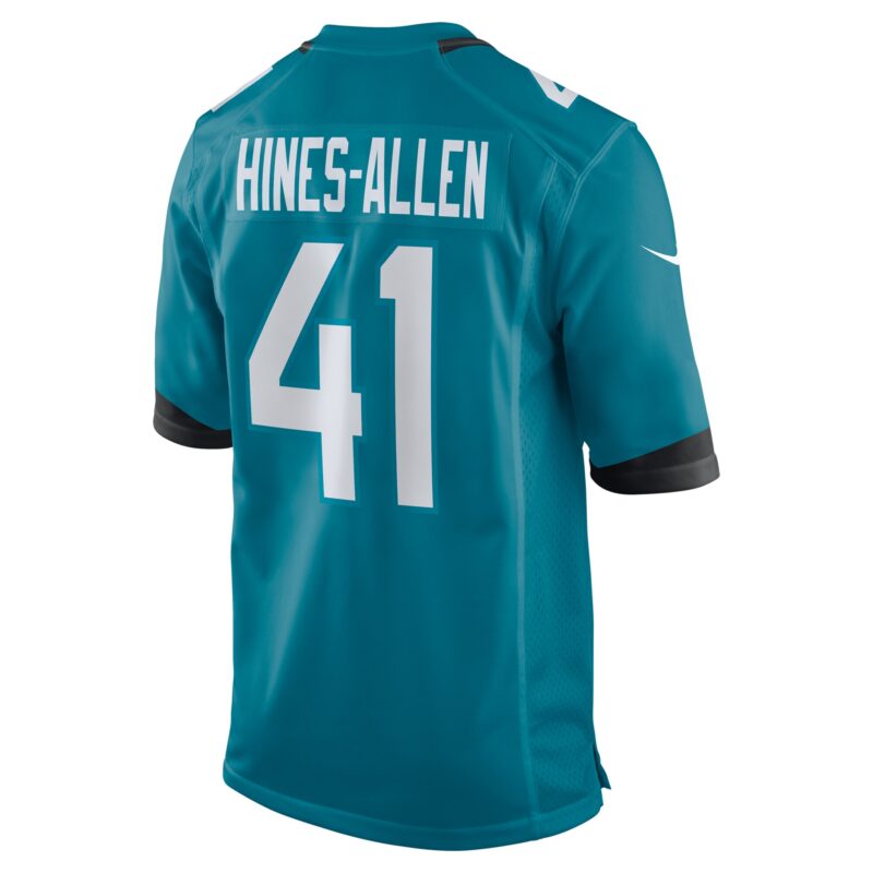 Josh Hines-Allen Jacksonville Jaguars Player Game Jersey - Teal - Image 3