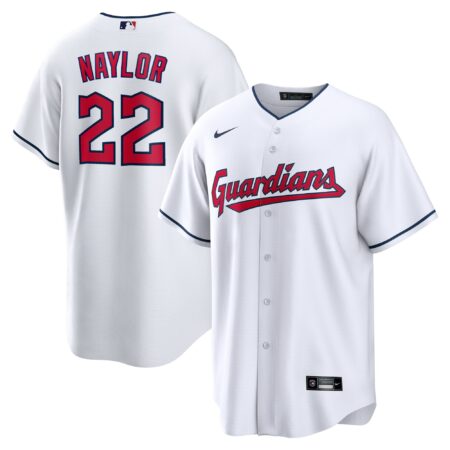 Josh Naylor Cleveland Guardians Home Jersey - White