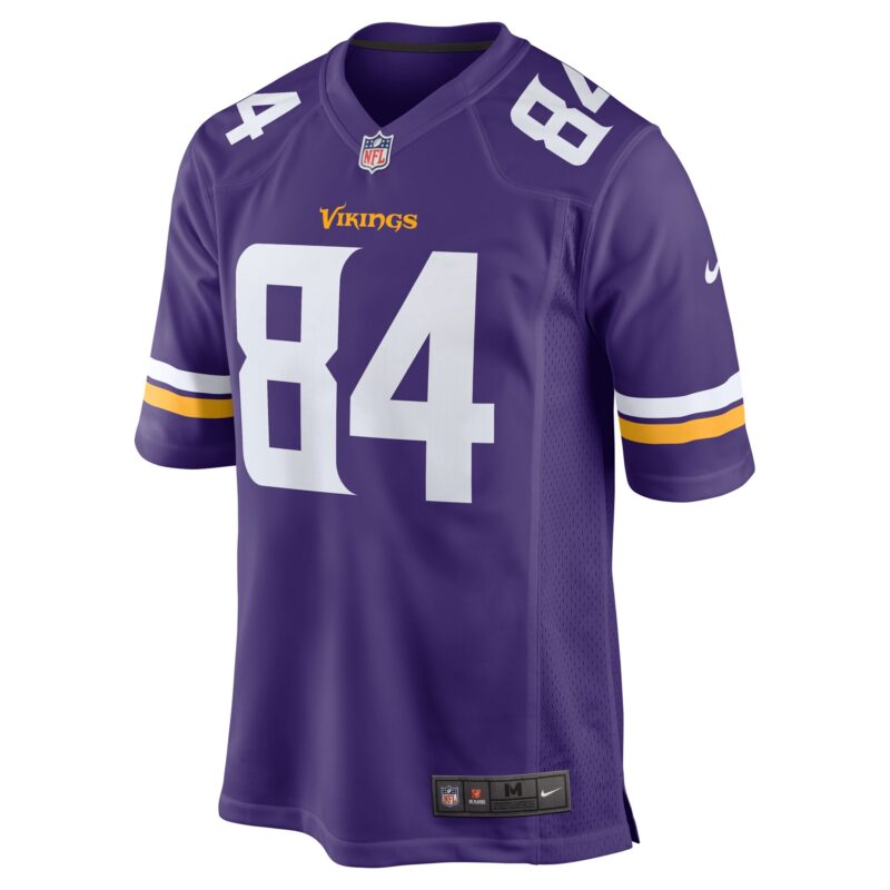 Josh Oliver Minnesota Vikings Game Player Jersey - Purple - Image 2