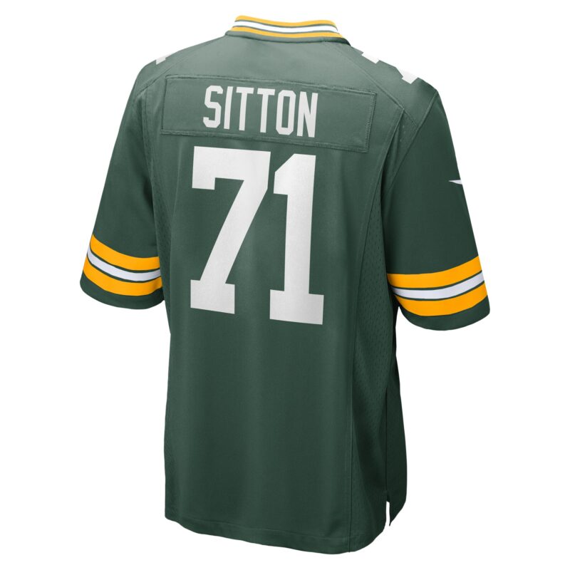 Josh Sitton Green Bay Packers Retired Game Jersey - Green - Image 3