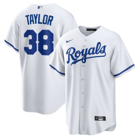 Josh Taylor Kansas City Royals Home Player Jersey - White