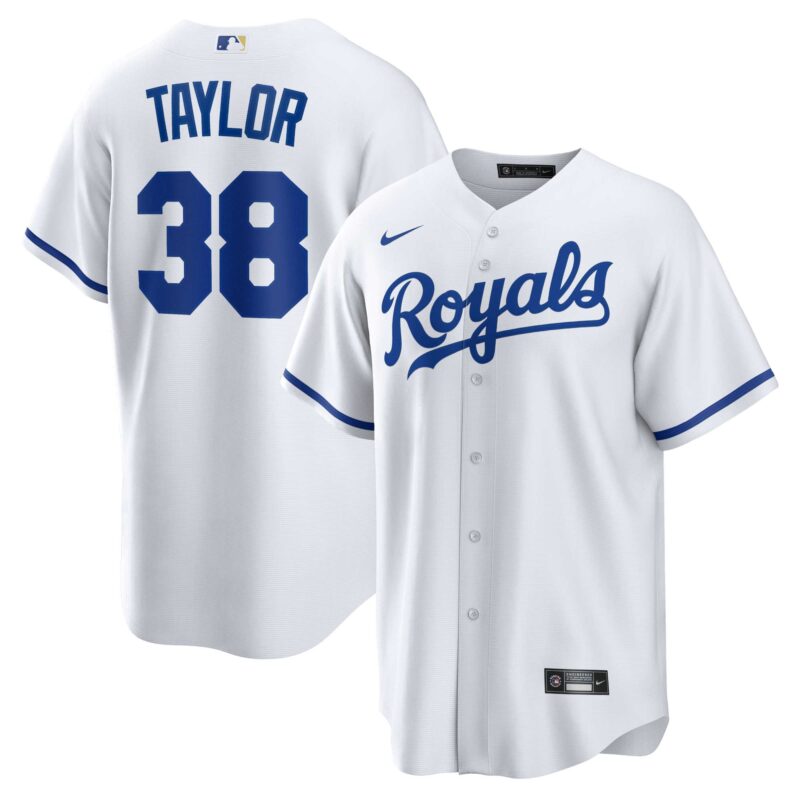 Josh Taylor Kansas City Royals Home Player Jersey - White