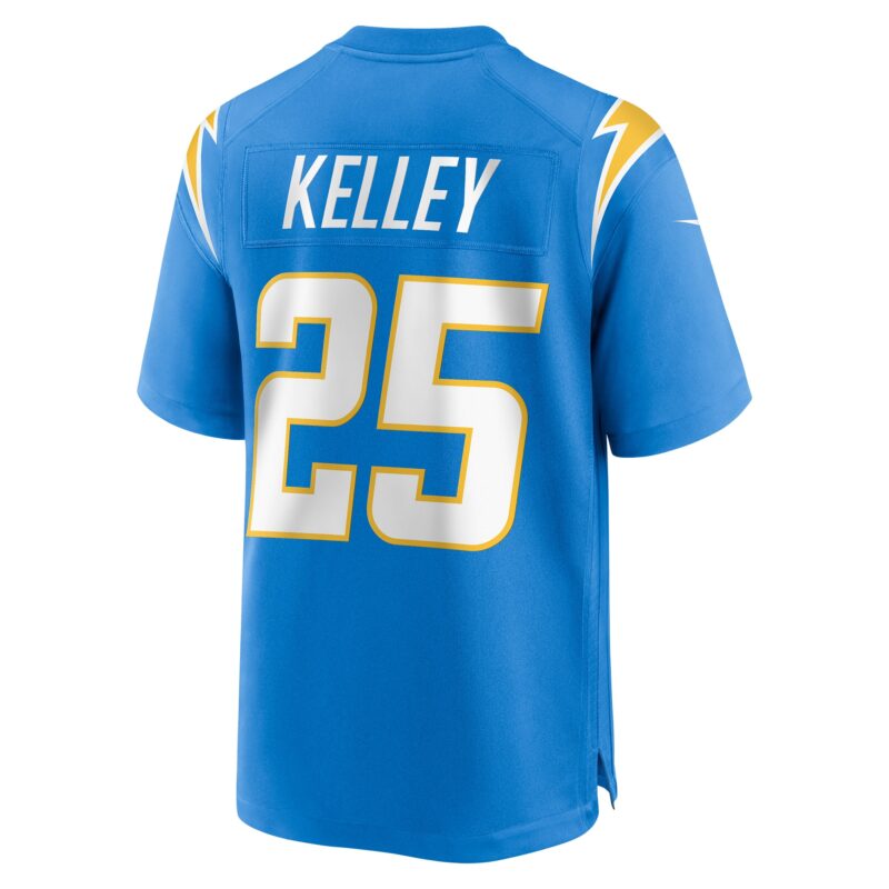 Joshua Kelley Los Angeles Chargers Game Jersey - Powder Blue - Image 3