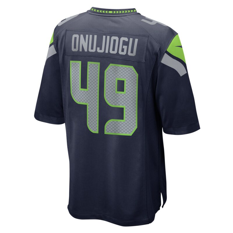 Joshua Onujiogu Seattle Seahawks Game Jersey - College Navy - Image 3