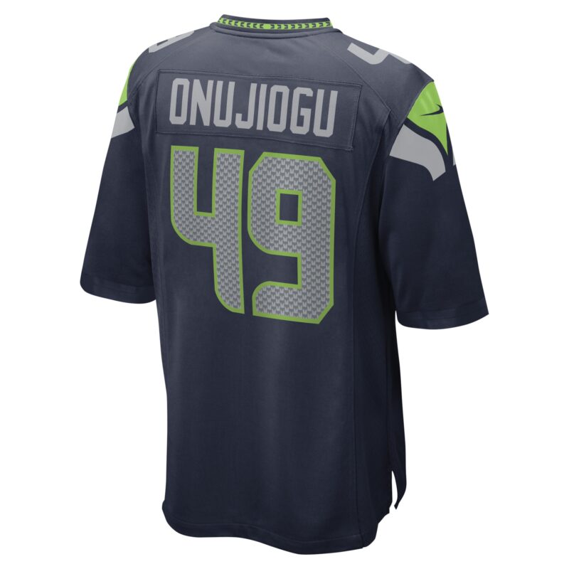 Joshua Onujiogu Seattle Seahawks Game Player Jersey - College Navy - Image 3