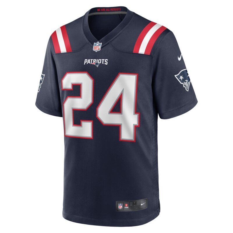 Joshuah Bledsoe New England Patriots Game Player Jersey - Navy - Image 2