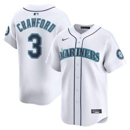 J.P. Crawford Seattle Mariners Home Limited Player Jersey - White