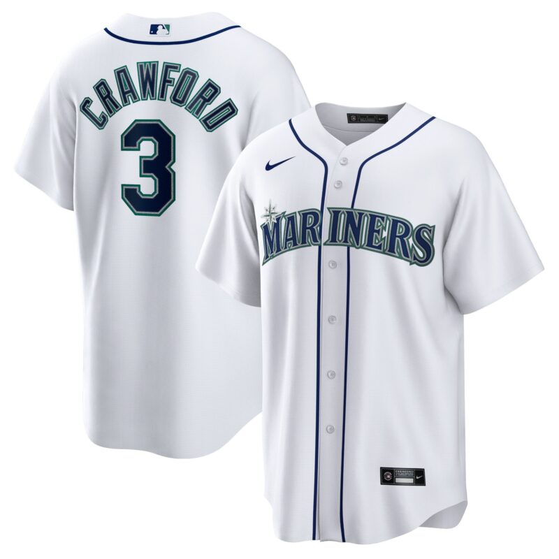 JP Crawford Seattle Mariners Home Jersey - White