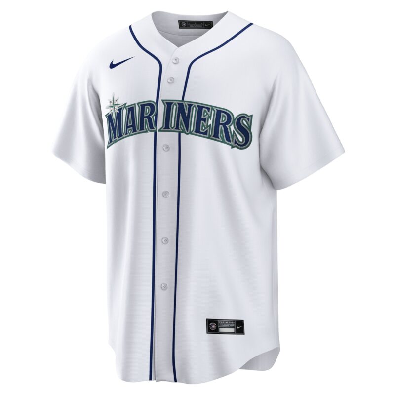 JP Crawford Seattle Mariners Home Jersey - White - Image 2