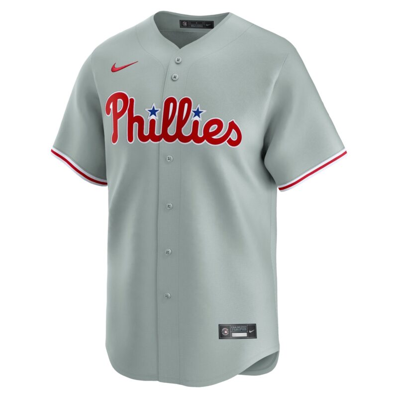 J.T. Realmuto Philadelphia Phillies Away Limited Player Jersey - Gray - Image 2