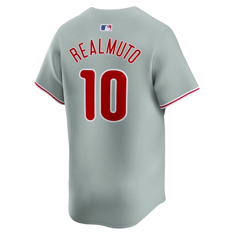 J.T. Realmuto Philadelphia Phillies Away Limited Player Jersey - Gray - Image 3