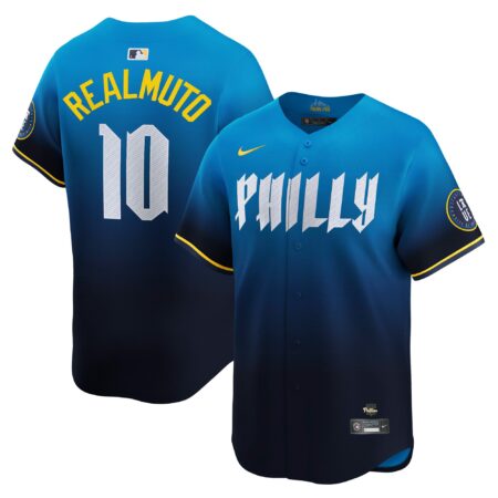 J.T. Realmuto Philadelphia Phillies City Connect Limited Jersey - Navy