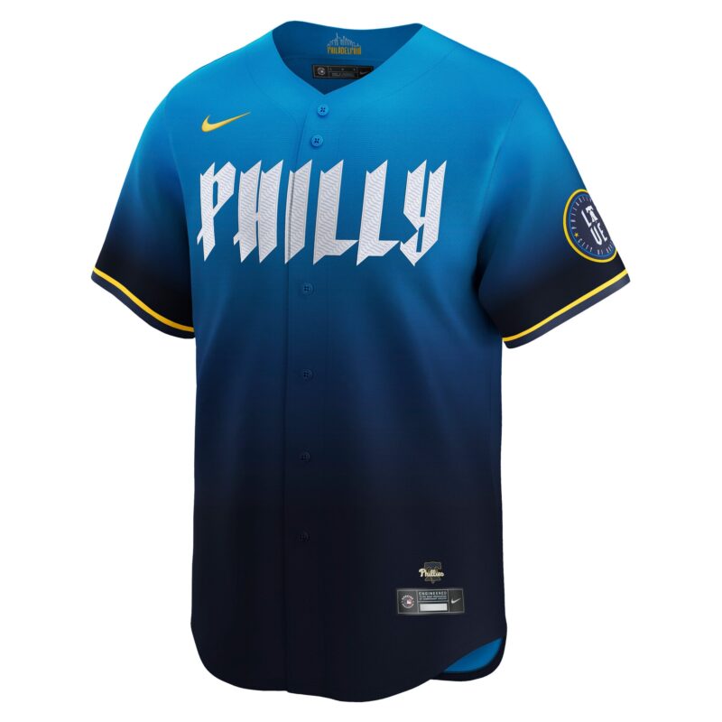 J.T. Realmuto Philadelphia Phillies City Connect Limited Jersey - Navy - Image 2