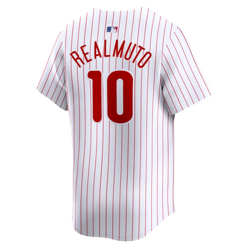 J.T. Realmuto Philadelphia Phillies Home Limited Player Jersey - White - Image 3