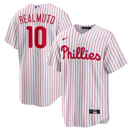 JT Realmuto Philadelphia Phillies Home Player Name Jersey - White
