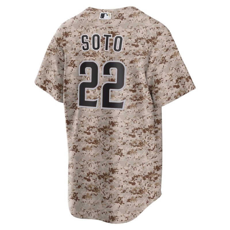 Juan Soto San Diego Padres USMC Alternate Player Jersey - Camo - Image 3
